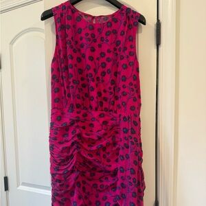 Diane Von Furstenberg Pink and Blue Floral Dress